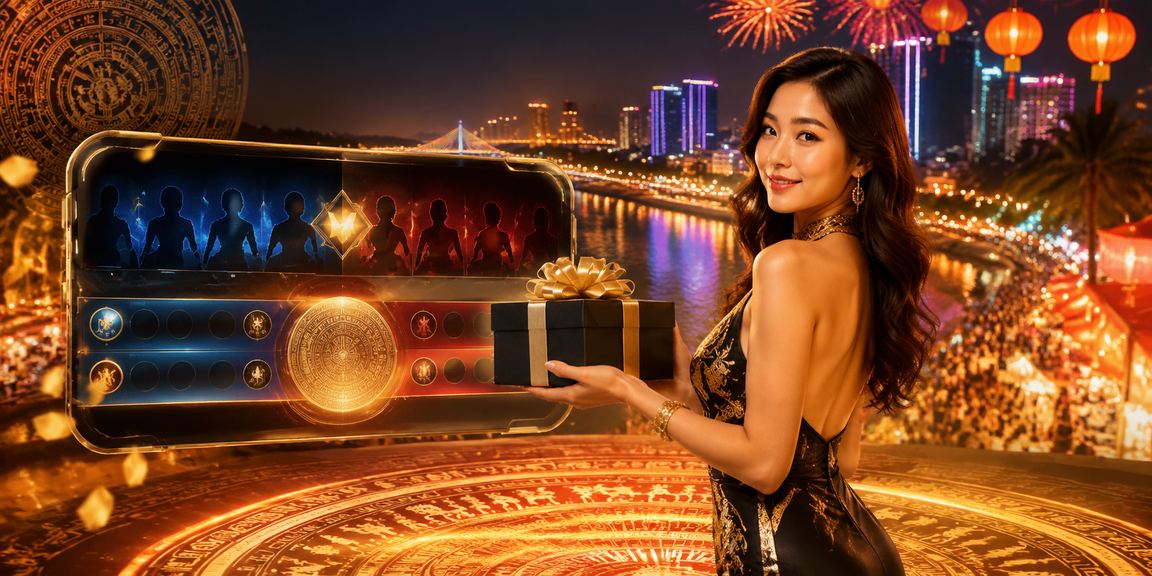 Người dùng Đà Nẵng truy cập fz100 trên điện thoại tại khu chợ đêm