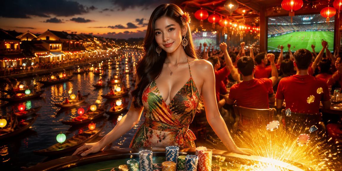 Không khí lễ hội Tết tại Hội An với hoạt động giải trí và thể thao trực tuyến sôi động